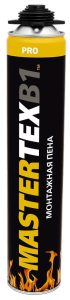 Пена монтажная огнеупорная MASTERTEX В1 750мл PRO (12)
