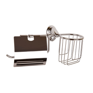 Держатель т/бумаги + подстав. д/дезодор. Dolphin 3186-2 C