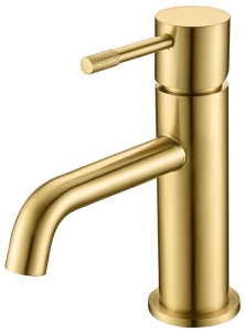 Смеситель для умывальника, Uno. Gold