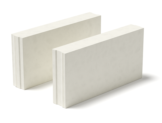 Плита перегородочная силикатная полнотелая 500х248х80мм ГОСТ 379-2015