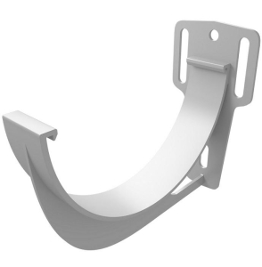 Кронштейн желоба , белый RAL 9003 GL Standart 120/87 ПВХ (100)