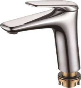 Смеситель CALORIЕ Люкс для раковины на гайке, картр.35мм 6121 А81 (15)