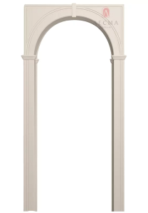 Арка "Фантазия", ПВХ, филадельфия крем, 2300*1500*300мм (40)