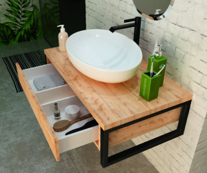 Тумба GRUNGE LOFT 80П 1в.я Дуб Вотан