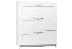 Комод СИРИУС 3 ящика белый RU