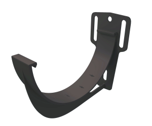 Кронштейн желоба , графит  (RAL 7024) GL Standart 120/87 ПВХ (100)