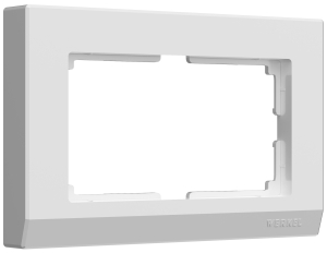 Рамка Stark Белый для двойной розетки Werkel W0081801 (10)