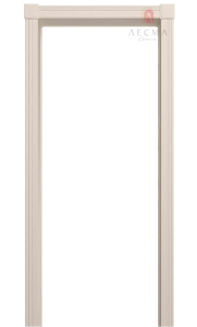 Портал "Параллель" резная, ПВХ, филадельфия крем, 2200*2000*300мм (70)