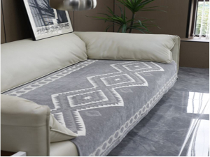 Дивандек 90*160 см бело-серый Геометрия