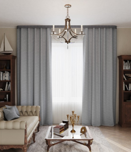 портьера Кардиф 180*280 светло-серый ГП