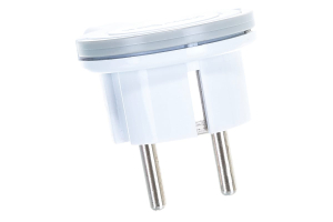 Вилка-невидимка электрическая 16А 250В с заземл. бел/черн UNIVersal 5566874(10)