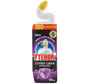 Средство Чистящее для унитаза Туалетный Утенок"Антиналет", 900 мл (шк 6222)(__)