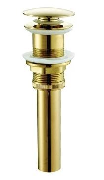 Донный клапан с переливом (золото) SL-107 (_100_)