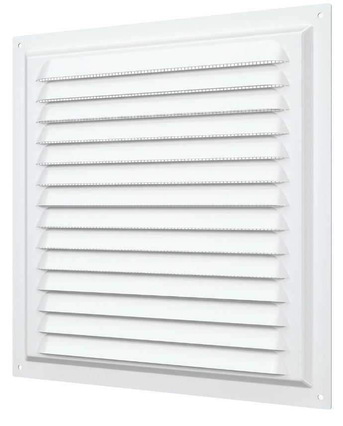 Решетка вентиляционная МЭ сетка 250х250 окраш.сталь Black ERA (25)