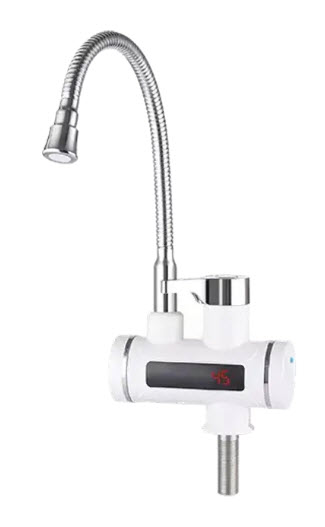 Кран-водонагреватель проточного типа BEF-001-02 с дисплеем и гибким изливом(_1_)