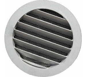 Решетка IGC 125 алюминиевая круглая d125 (120)