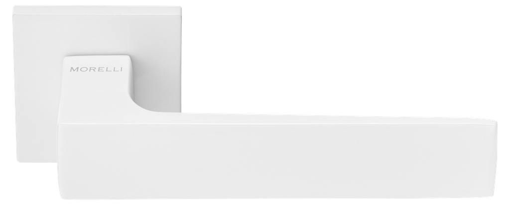 Ручка дверная MH-54-S6 "MIRA" W, квадр накл 6мм, белый