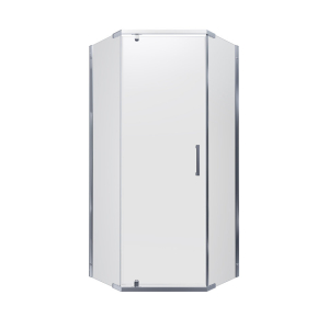 Душевая шторка Дека-Хром, 90х90, пятиуг., (2 места)(_1_)