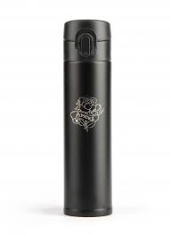 ТЕРМОБУТЫЛКА ЧЕРНАЯ ГРАНИЦЫ СОЗНАНИЯ ИЗ НЕРЖ. СТАЛИ TRAVEL 350