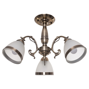 Светильник потолочный 30280/3AB WT классическая (7м2)