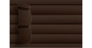 Сайдинг GrandLine Amerika D4,8 "Блок-хаус" Темный дуб 3,0*0,244, (22)