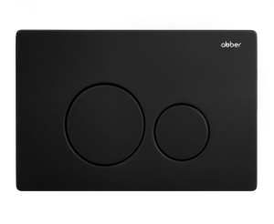 Кнопка смыва ABBER AC0121MB черная матовая (_1_)