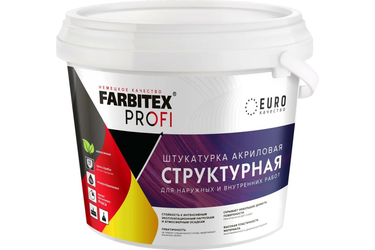 Штукатурка структурная (25 кг) Farbitex Profi (1)