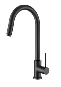 Смеситель "Vessel" д/кухни, R-излив вытяжной, арт. VSL519GM,темно-серый(_1/10_)