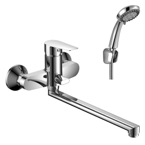 Смеситель Россинка для ванны S35-33 (35мм) хром плоский излив 350мм (12)