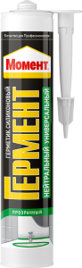 Герметик "Момент" Силик нейтральный Прозр 280 мл (12)