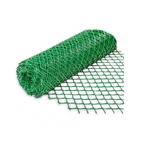 Сетка полимерная 50*50  h 1.5 м (облегч) зеленая (30м/рулон)