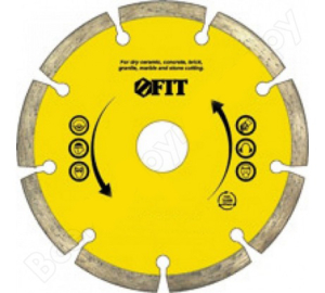 Круг отрез алмаз, сегментный (сухая резка), 125 мм (10)