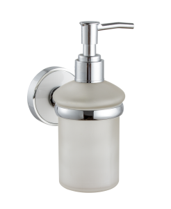 Дозатор для жидкого мыла с держателем Zenfort коллекция "Либретто", белый