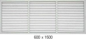 Решетка ПВХ рад 600х1500 бел (1уп/5)(_5/5_)