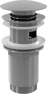 Водослив для умывальника А392 Click-Clack 5/4 большой цельнометалл (1)