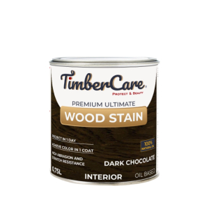 Тонирующее масло TimberCare Wood Stain (цвет: Темный шоколад/ Dark Chocolate), банка 0,75л (4)