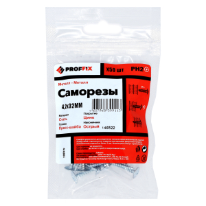 Саморез СММ 4,2х32 (TWN) (50 шт) - пакет PROFFIX