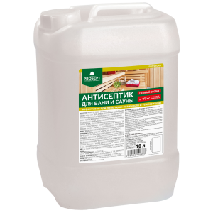 PROSEPT ECO SAUNA - антисептик для защиты древесины в саунах и банях, гот. состав 10л (1)