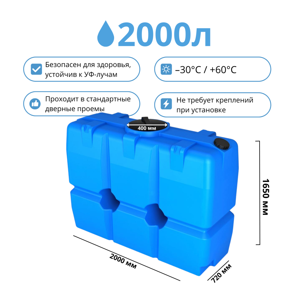 Емкость SK 2000 литров
