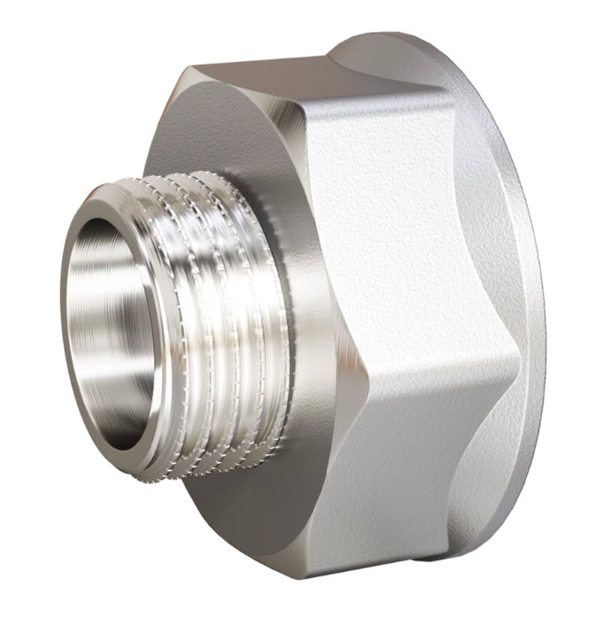 Переход LD Pride (1" х 3/4") ВР/НР латунь никель (50)