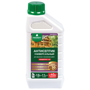 PROSEPT UNIVERSAL - антисептик универсальный для наружных и внутренних работ 1:10, 1л (12)
