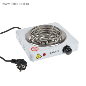 Плитка электрическая 1000 Вт, открытый  нагревательный элемент Galaxy GL 3003 (12шт)