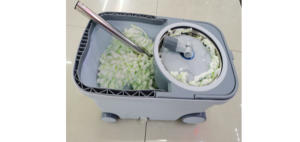 Швабра с отжимом и ведром на колесах (16)