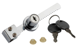 Замок витринный реечный 318, хром (20/240)