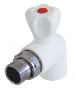 Кран PPRC нак.гайка 20*1/2 угловой MeerPlast (__)