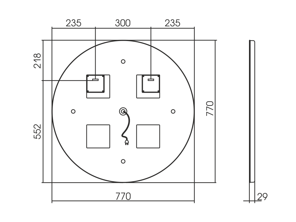 Перла d770 (сенсорный выключатель)_схема подвеса