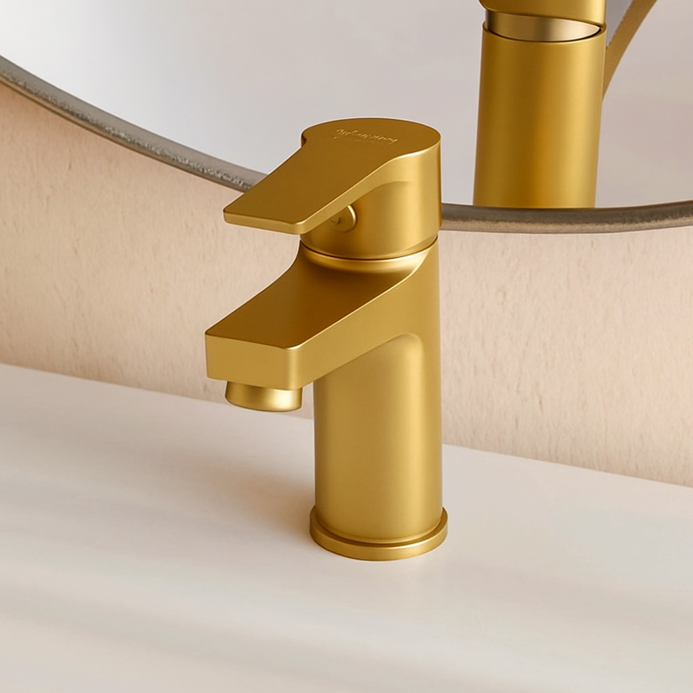 Смеситель Murano Gold для раковин, без донного клапана, арт. MR26Gold2