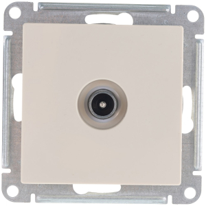 Белый розетка оконечная TV скрытой установки 1DB ATLAS DESIGN (10)