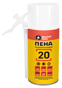 Пена монтажная MASTERTEX 20 ALL SEASON 285мл всесезонная (12)