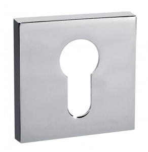 Накладка на цилиндр квадр. Puerto SLIM 03 хром блестящ. (10)